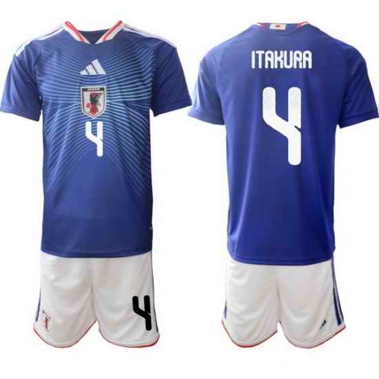 Men Japan 2026 Soccer Jerseys Blue Kou Itakura